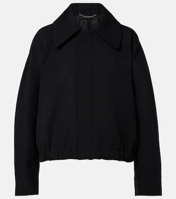 جاكيت بلوزون من غاباردين الصوف Arden | Victoria Beckham