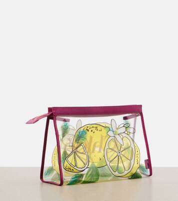 Soleil Small leather-trimmed pouch | Chloé