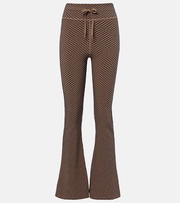 Houndstooth Florence flared pants | The Upside