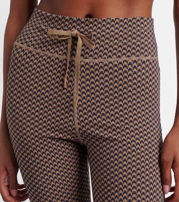 Houndstooth Florence flared pants | The Upside