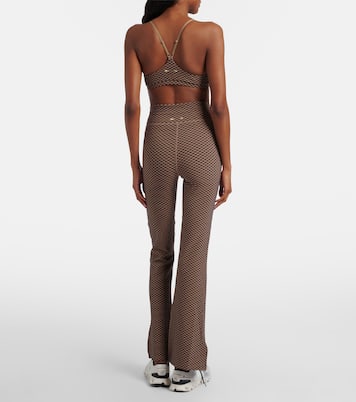Houndstooth Florence flared pants | The Upside