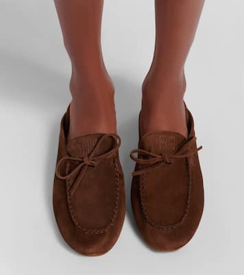 Mules en daim | Miu Miu