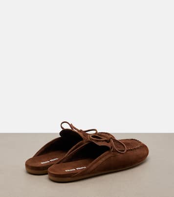 Mules en daim | Miu Miu