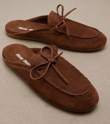 Mules en daim | Miu Miu