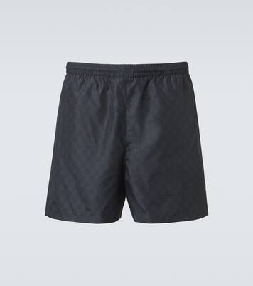 GG poplin swim trunks | Gucci