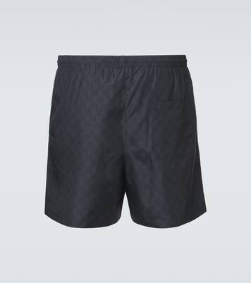 GG poplin swim trunks | Gucci