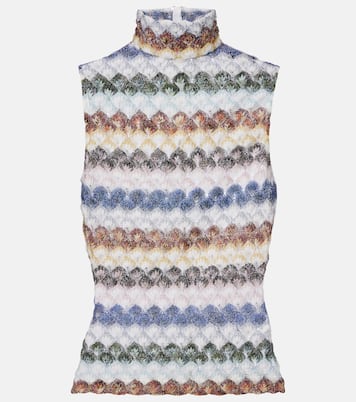 Knitted lamé tank top | Missoni
