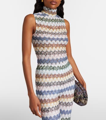 Knitted lamé tank top | Missoni