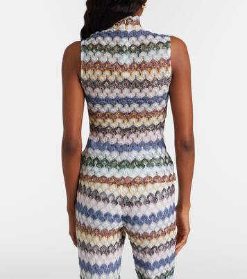 Knitted lamé tank top | Missoni
