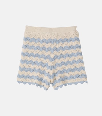 Aster cotton and linen-blend shorts | Zimmermann Kids