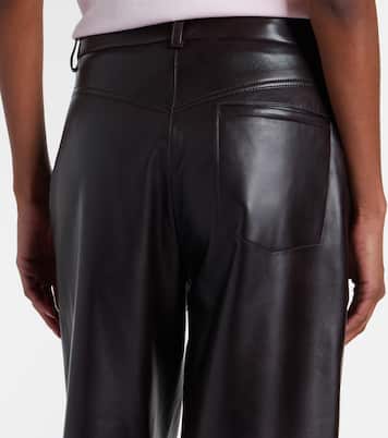 Pantalones anchos Coda de piel | Nour Hammour