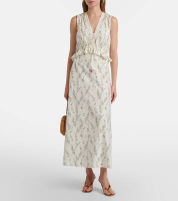 Ollian cotton and silk voile minidress | Veronica Beard