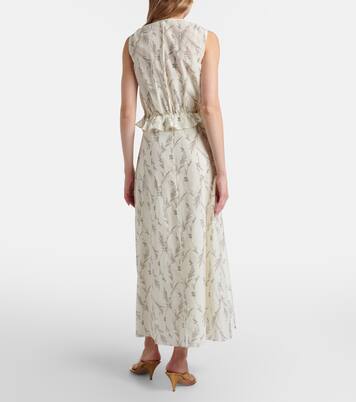 Ollian cotton and silk voile minidress | Veronica Beard