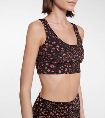 Edris leopard-print sports bra | Varley