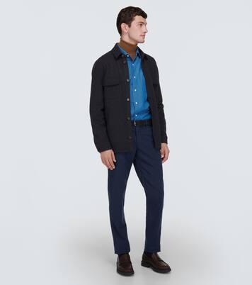 Cashmere-blend overshirt | Loro Piana