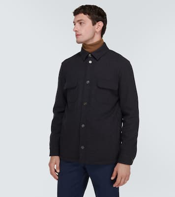 Cashmere-blend overshirt | Loro Piana