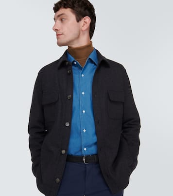 Cashmere-blend overshirt | Loro Piana