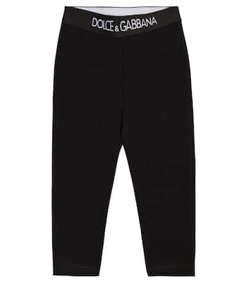 Baby cotton-blend leggings | Dolce&Gabbana Kids