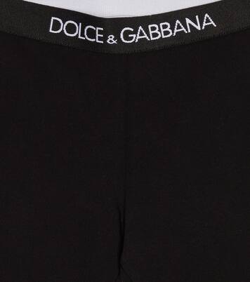 Baby cotton-blend leggings | Dolce&Gabbana Kids