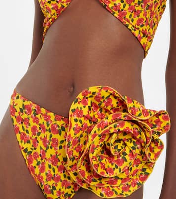 Culotte de bikini à taille haute et à fleurs | Magda Butrym