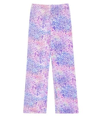 Printed high-rise flared pants | ERL Kids