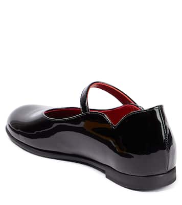 Melodie patent leather ballet flat | Christian Louboutin Kids