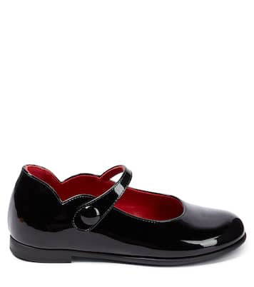 Melodie patent leather ballet flat | Christian Louboutin Kids