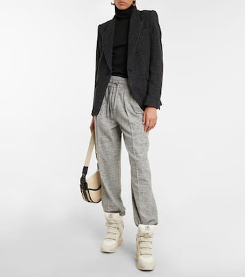 High-Rise-Hose aus einem Baumwollgemisch | Marant Etoile