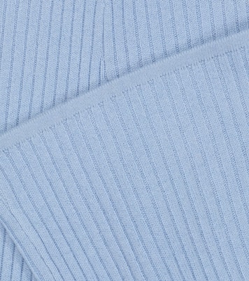 Ona ribbed-knit flared wool pants | Morley