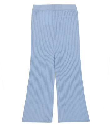Ona ribbed-knit flared wool pants | Morley