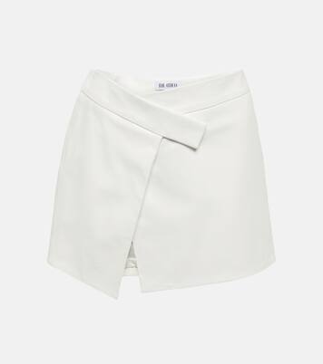 Minifalda wrap Cloe de piel | The Attico