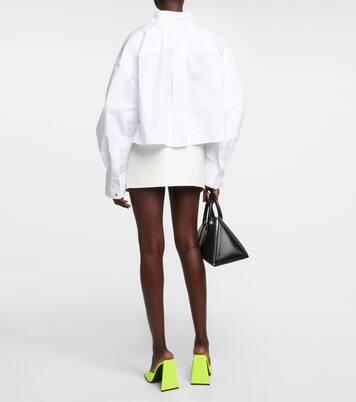 Minifalda wrap Cloe de piel | The Attico