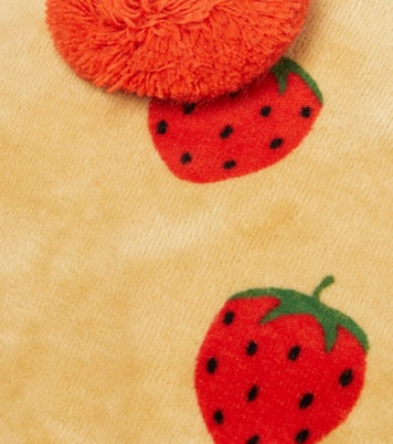 Printed velvet beret | Mini Rodini