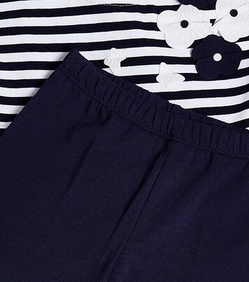 Baby striped cotton top and pants set | Il Gufo