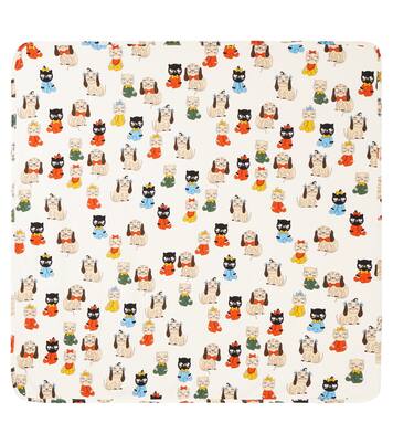 Baby printed cotton-blend blanket | Mini Rodini