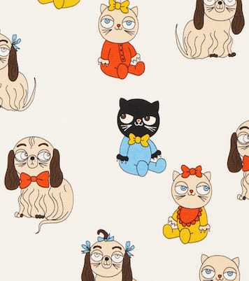 Baby printed cotton-blend blanket | Mini Rodini