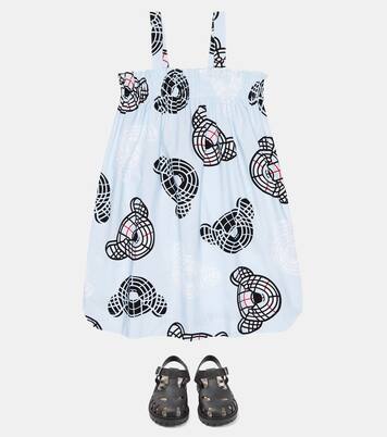 Thomas Bear printed cotton dress | Burberry Kids