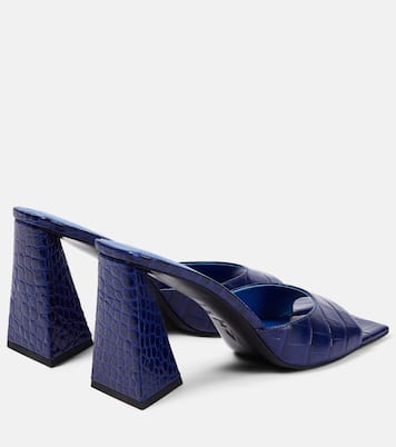 Pantoletten Mini Devon 85 aus Leder | The Attico