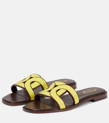 Pantoletten aus Leder | Tod's