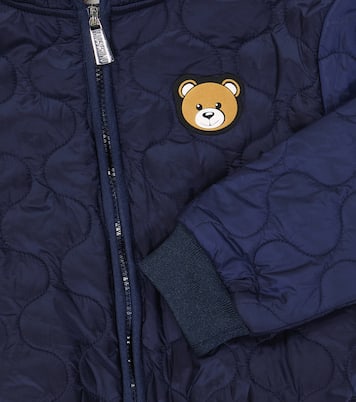 Teddy Bear quilted jacket | Moschino Kids