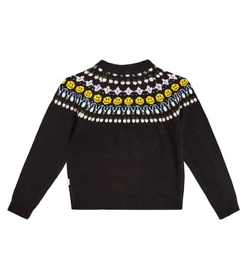 Gretchen intarsia wool-blend sweater | Molo