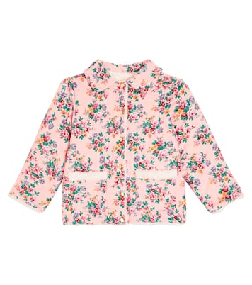Dalila floral cotton corduroy coat | Louise Misha