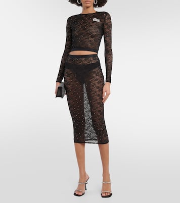Lace pencil skirt | Alessandra Rich