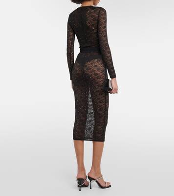 Lace pencil skirt | Alessandra Rich