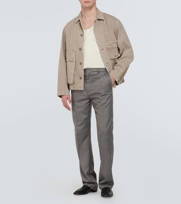 Ribbed-knit cotton jersey tank top | Lemaire