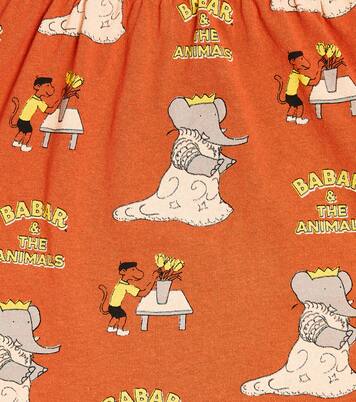 Jupe Wombat imprimée en coton | The Animals Observatory