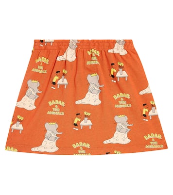 Jupe Wombat imprimée en coton | The Animals Observatory