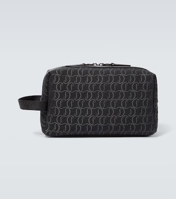 Zip N Flap logo jacquard pouch | Christian Louboutin