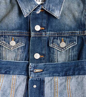 Cropped denim jacket | MM6 Maison Margiela Kids