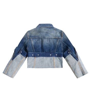 Cropped denim jacket | MM6 Maison Margiela Kids